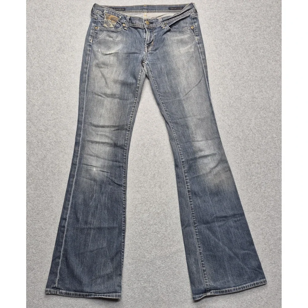 Citizens of Humanity Jeans Womens 30 Paloma Low Waist Flare Leg Blue Denim Y2K